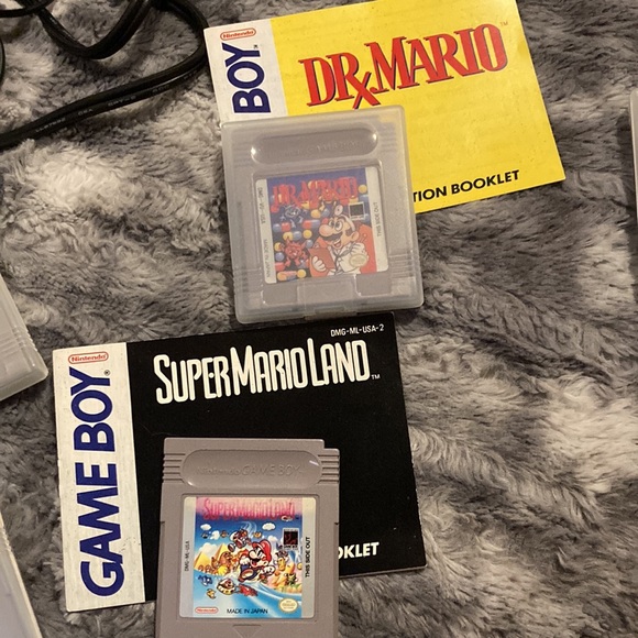 Nintendo Gameboy DMG-01 1989 Game Boy Console, COMPLETE whit 5 Games - Picture 10 of 12